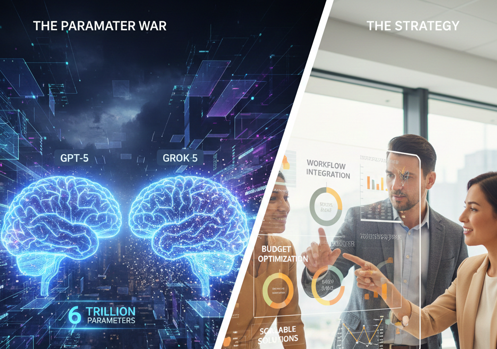 The Parameter War: GPT5 vs. Grok5